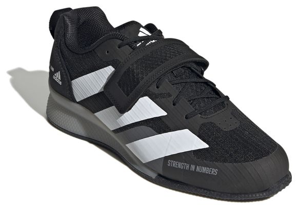 adidas Running Shoes Adipower Weightlifting Black White Unisex