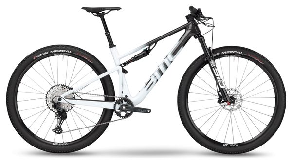 BMC Fourstroke Three Full Suspension MTB Shimano SLX 12S 29'' Carbonio Grigio Bianco 2023