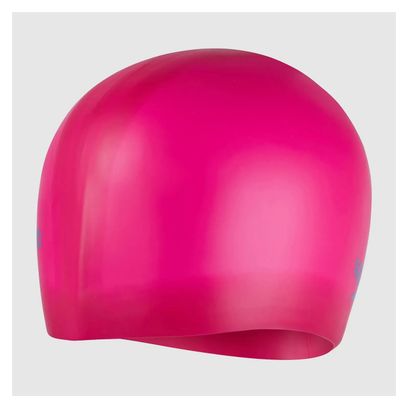 Junior Swim Cap for Long Hair Pink/Blue