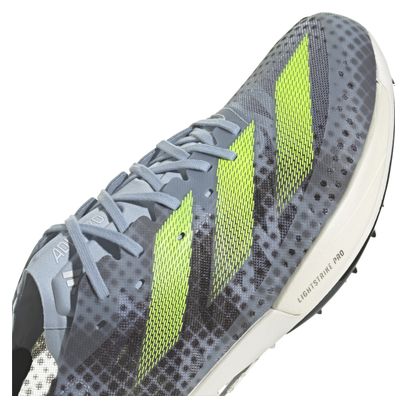 adidas Performance adizero Ambition Grey Yellow Unisex Track &amp; Field Shoes