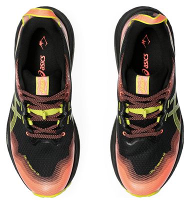 Chaussures de Trail Running Femme Asics Gel Trabuco 12 Noir Rose Jaune