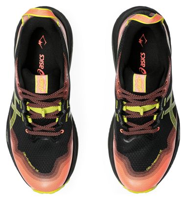 Asics Gel Trabuco 12 Black Pink Yellow Women's Trail Running Shoes