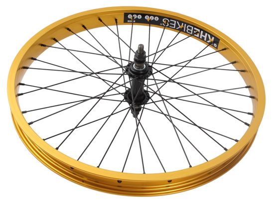 Roue avant BMX KHE PRISM 20 pouces or