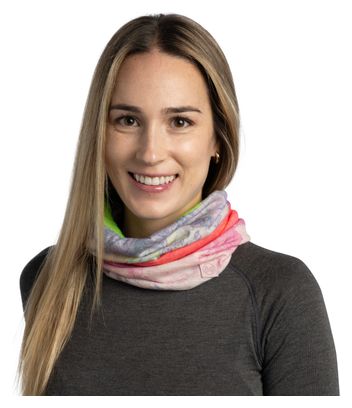 Tour De Cou Buff Merino Lightweight Prints Arci Lilac Ice