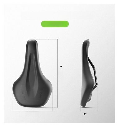 Selle vélo polyvalente ROCKBROS légère noire