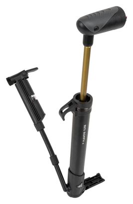 Mini pompe à air - FISCHER - 265 mm - Noir - Mixte - Vélo loisir