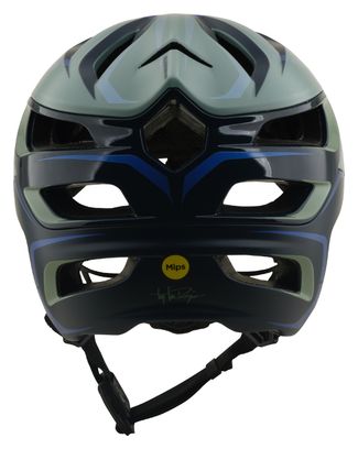 Casque VTT Troy Lee Designs A3 Mips Pin Sage Gris/Bleu