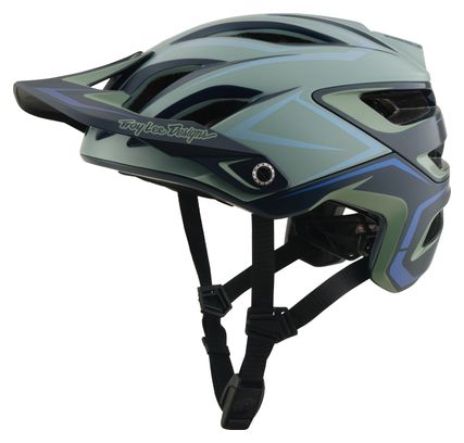 Casque VTT Troy Lee Designs A3 Mips Pin Sage Gris/Bleu