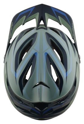 Casque VTT Troy Lee Designs A3 Mips Pin Sage Gris/Bleu