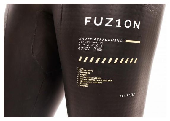 Combinaison néoprène Z3rod Fuzion Noir/Gold Homme