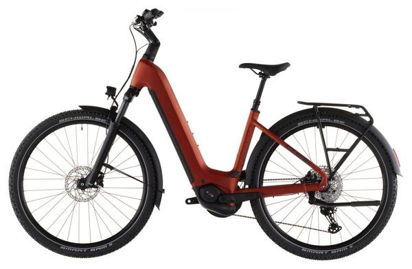 Cube Nuride Hybrid Pro 600 Easy Entry Electric Trekking Bike Shimano Deore/Deore XT 12S 600 Wh 29'' Chilli Red Orange 2026