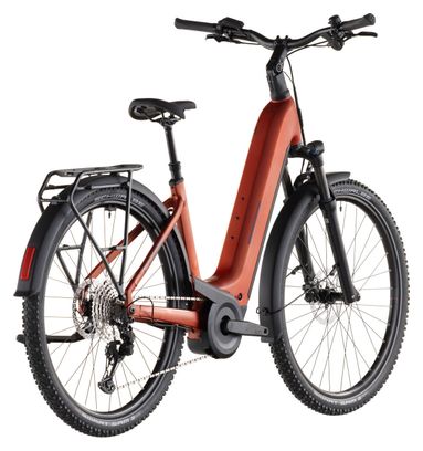 Cube Nuride Hybrid Pro 600 Easy Entry Electric Trekking Bike Shimano Deore/Deore XT 12S 600 Wh 29'' Chilli Red Orange 2026