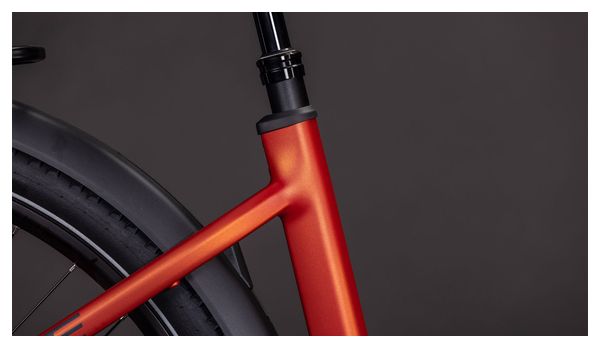 Cube Nuride Hybrid Pro 600 Easy Entry Electric Trekking Bike Shimano Deore/Deore XT 12S 600 Wh 29'' Chilli Red Orange 2026