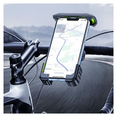 Support de téléphone pour vélo noir universel