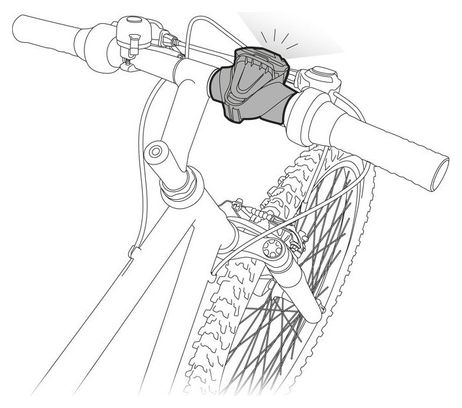 Adapateur Lampe Vélo Petzl Bike Adapt 2