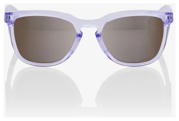 100% Hudson Violet - HiPER Mirror Silver Lenses