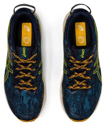 Chaussures de Trail Running Asics Fuji Lite 3 Bleu Jaune