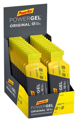 Gel énergétique PowerGel lemon-lime 24 x 41 g