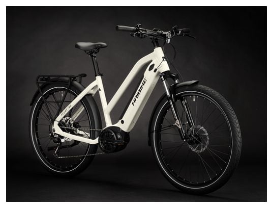 Bicicleta eléctrica de montaña Haibike Trekking 3 Mid Shimano Alivio 9V 500Wh 27,5'' Gris claro 2023