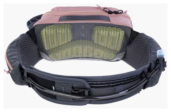 Riñonera de hidratación Evoc Hip Pack Pro 3 rosa y gris