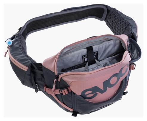 Riñonera de hidratación Evoc Hip Pack Pro 3 rosa y gris