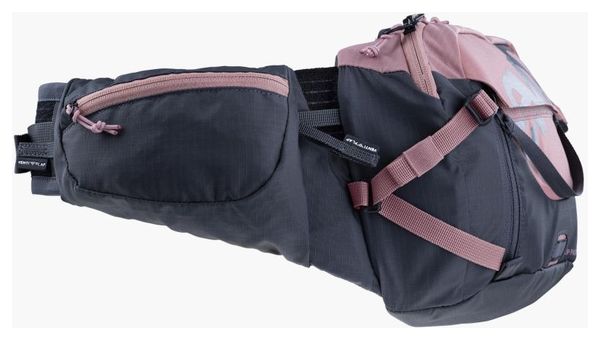 Riñonera de hidratación Evoc Hip Pack Pro 3 rosa y gris