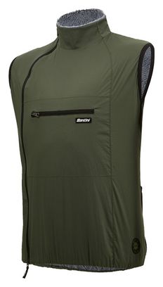 Santini Alpha Pack Ärmellose Weste Grün