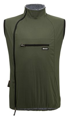 Santini Alpha Pack Ärmellose Weste Grün