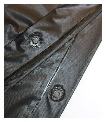 Poncho de pluie noir avec capuche - Imperméable taille universelle