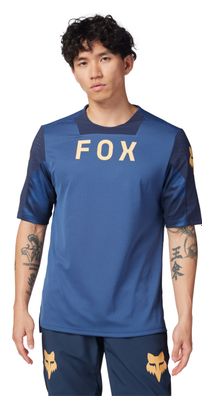 Fox Defend Taunt Short Sleeve Jersey Blue