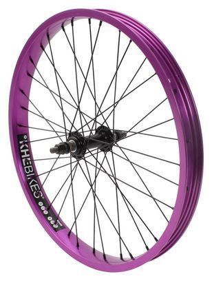 Roue avant BMX KHE PRISM 20 pouces violette