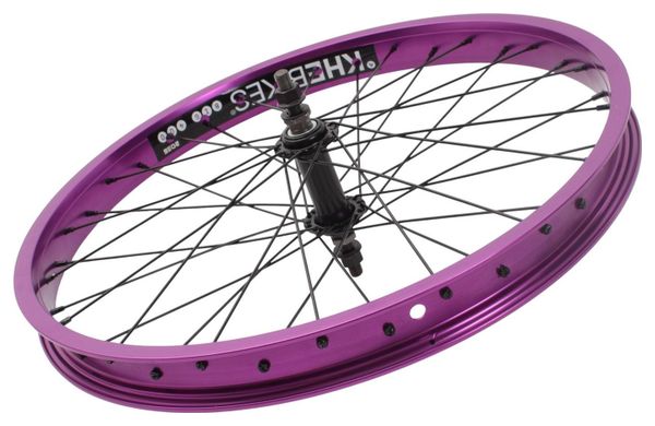 Roue avant BMX KHE PRISM 20 pouces violette