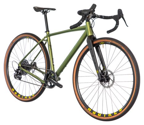 Gravel Bike NS Bikes Rag+ Sram Apex 11V 700 mm Green Black