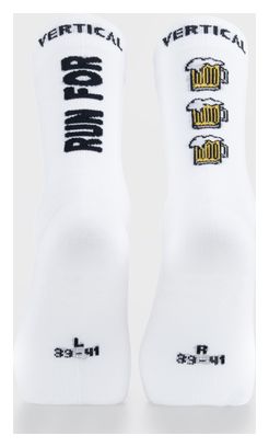 Chaussettes Vertical Mountain Run For Beer Blanc