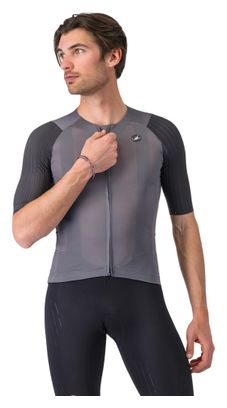 Maglia a maniche corte Castelli Aero Race 8S grigia da uomo