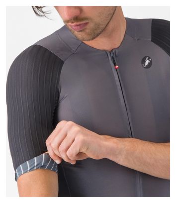 Maglia a maniche corte Castelli Aero Race 8S grigia da uomo