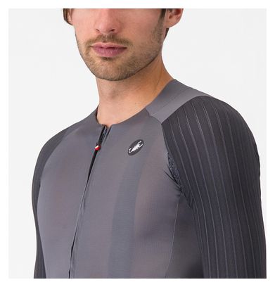 Maglia a maniche corte Castelli Aero Race 8S grigia da uomo