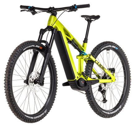 VTT Électrique Tout-Suspendu Cube Stereo Hybrid One44 HPC Race 800 Shimano Deore XT 12V 800 Wh 29'' Vert Flash Lime 2025 - Produit Reconditionné