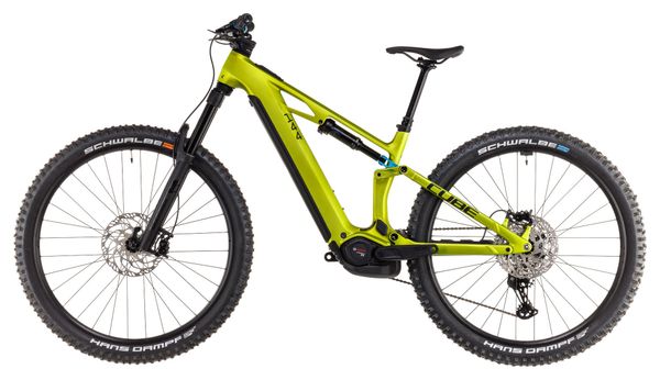 VTT Électrique Tout-Suspendu Cube Stereo Hybrid One44 HPC Race 800 Shimano Deore XT 12V 800 Wh 29'' Vert Flash Lime 2025 - Produit Reconditionné