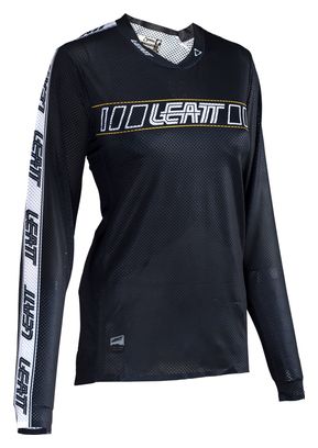 Leatt Gravity 4.0 damesfietsshirt met lange mouwen, zwart