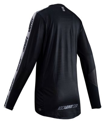 Leatt Gravity 4.0 damesfietsshirt met lange mouwen, zwart