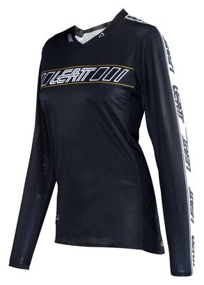 Leatt Gravity 4.0 damesfietsshirt met lange mouwen, zwart