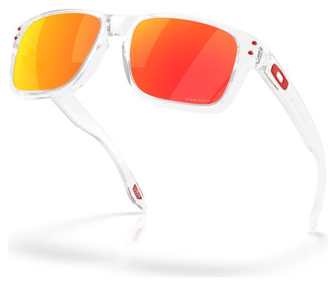 Lunettes Enfant Oakley Holbrook XXS Clear / Prizm Ruby / Ref : 0OJ9014-0350