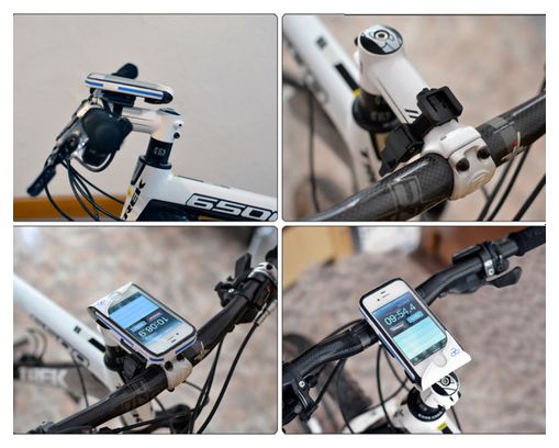 Housse de smartphone v bike + kit de montage iphone 4/4s - noir
