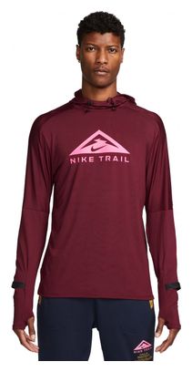 Haut à capuche Nike Dri-Fit Trail Rouge Rose
