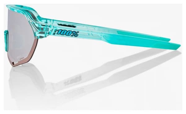 100% Gafas S2 - Azul - Lente HiPER Espejo Plata