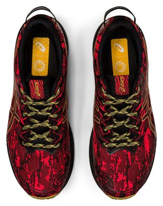 Asics Fuji Lite 3 Red Black Trail Running Shoes