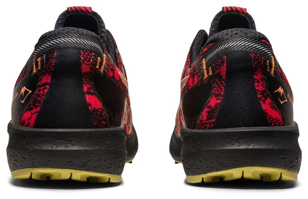 Asics Fuji Lite 3 Red Black Trail Running Shoes