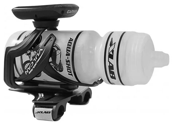 Support de Bidon de Prolongateurs Aero Xlab Torpedo Jompact 125 Noir + Bidon Xlab Aqua Shot 740 ml