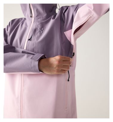 Haglöfs Front Proof II waterdichte jas voor dames, paars